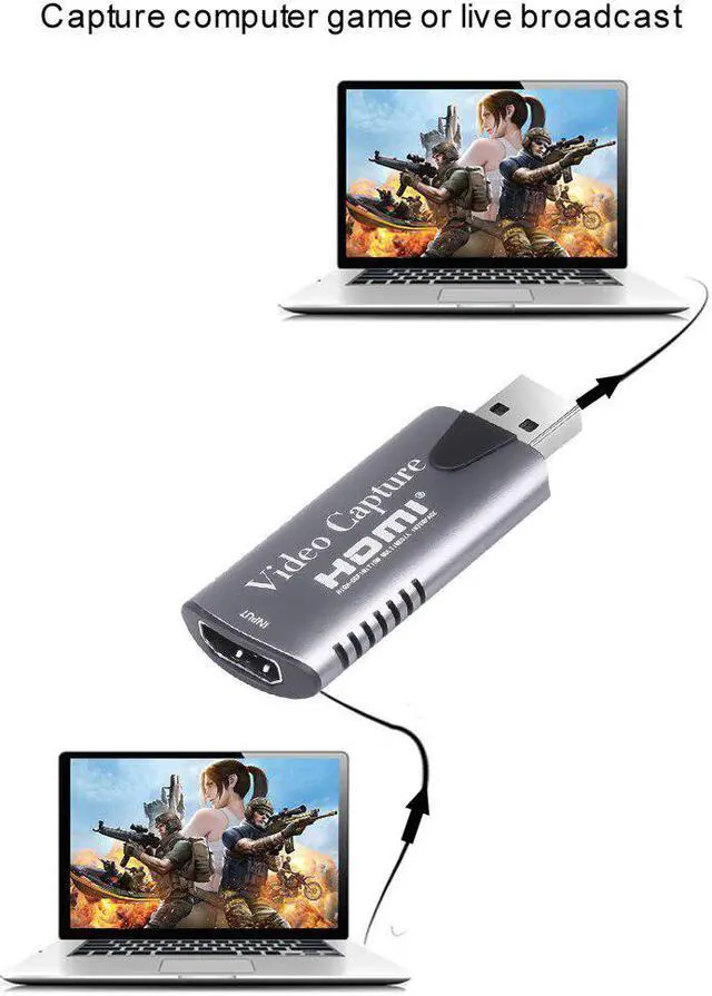 Alt view image 2 of 5 - HDMI Video Capture Card TV Turner 4K Mini USB 2.0 1080P Card Grabber Record Box Computer Game for Live Streaming Broadcast