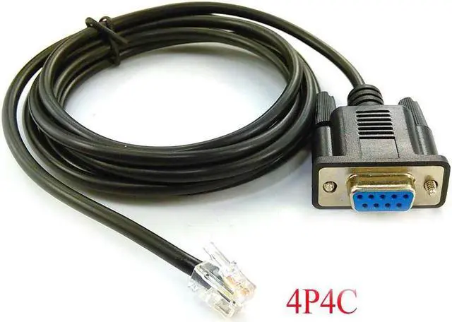 Main image of rs232 to rj11 serial cable for pc connect celestron nexstar eq6 hand control cable handcontroller serial