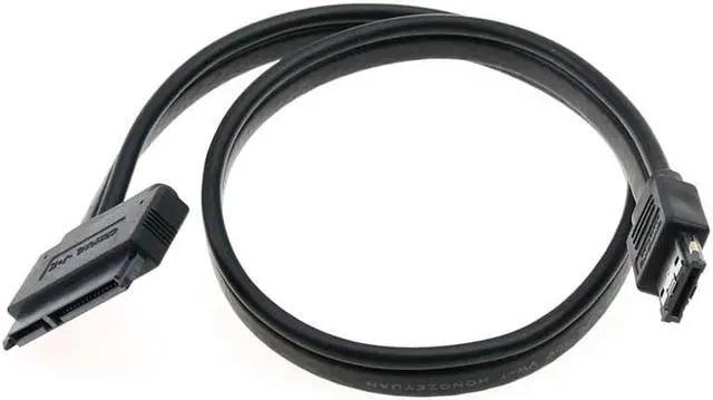 Alt view image 4 of 5 - Power Esata (eSATAp) to Sata Cable Dual Power USB 12V 5V Combo to 22 Pin (7Pin 15Pin) For 2.5 3.5 inch HDD Cable line