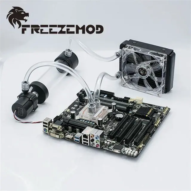 Alt view image 2 of 5 - High Quality -BKS1 Computer Water Cooling System Set Baisc Set 1 For Soft Pipe. -BKS1