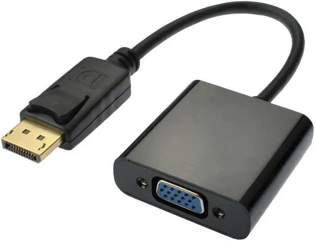Main image of to VGA Adapter Display Port to VGA Converter Cables Adapter Male to Female 1080P for Monitor MacBook HDTV Projector PC