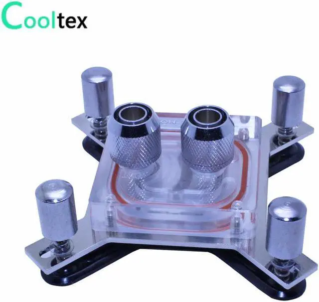 Main image of DIY CPU Water cooling block Waterblock radiator watercooled block cooler for computer  LGA 775/115x/1366/2011 X99 X79