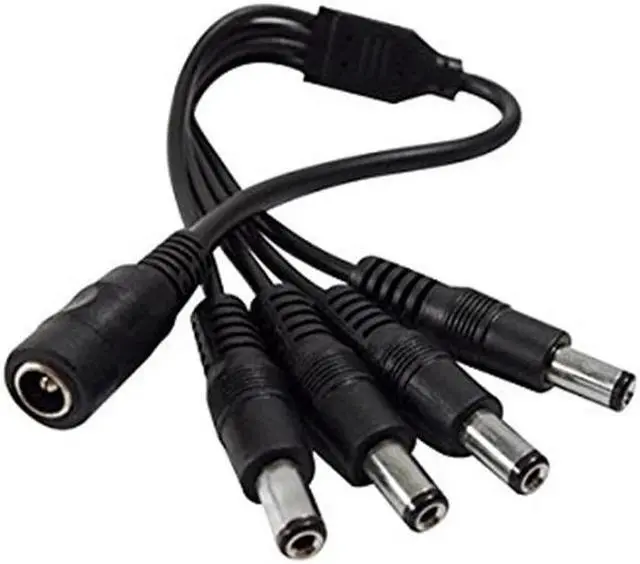 Alt view image 2 of 5 - 1PCS CCTV Security Camera 1 DC Female To 2/3/4/5 Male Plug Power Cord Adapter Connector Cable Splitter for LED Strip 2020 New