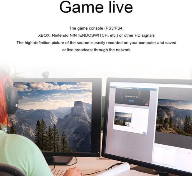 Alt view image 3 of 5 - 1080P 60fps Loop Out Conferencing For Gaming HDMI USB3.0 Broadcasting Video Capture Card Multifunction 4K Computer Components