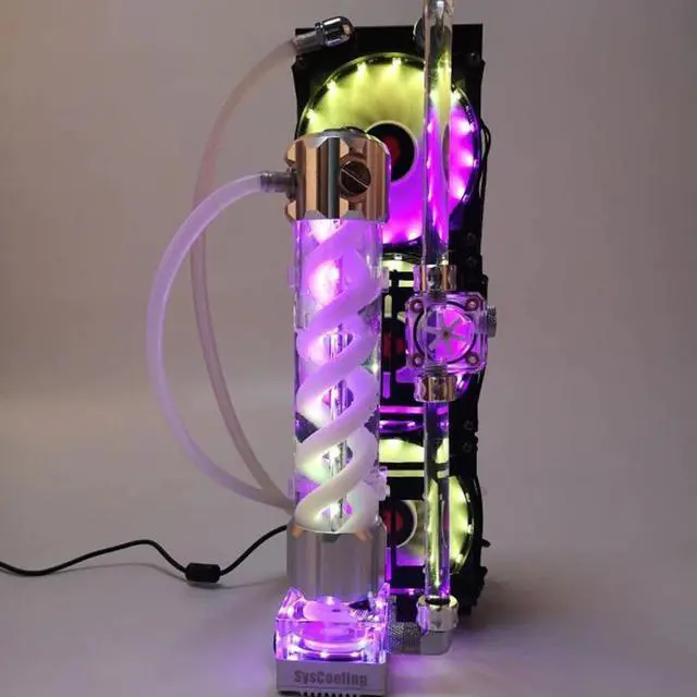 Alt view image 2 of 5 - Integrated Notebook Water Cooling External Modified Radiator Mobile Phone Water-cooled Thermal Game Machine