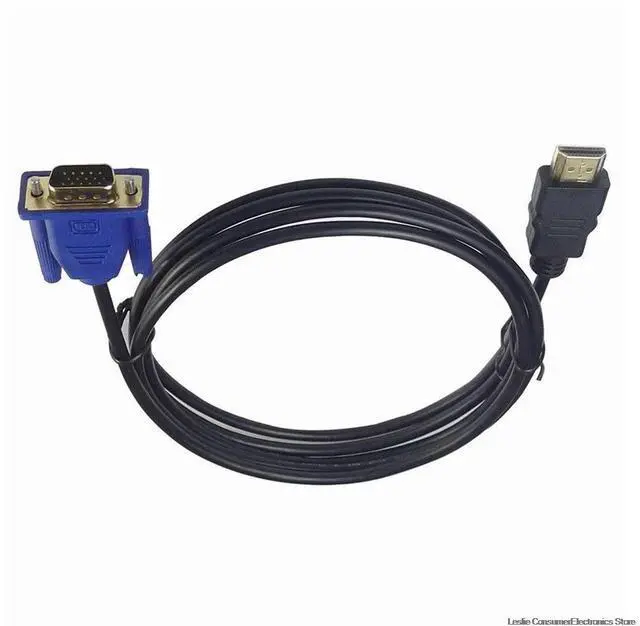 Alt view image 2 of 5 - 1/1.8/3/5M Hdmi Kabel Hdmi Naar Vga Hd Met Audio Adapter Kabel Hdmi Naar Vga Kabel dropshipping
