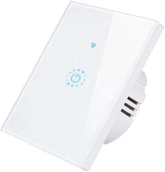 Alt view image 3 of 5 - Smart touch switch WIFI network connection mobile phone APP remote control single line control EU standard light switch