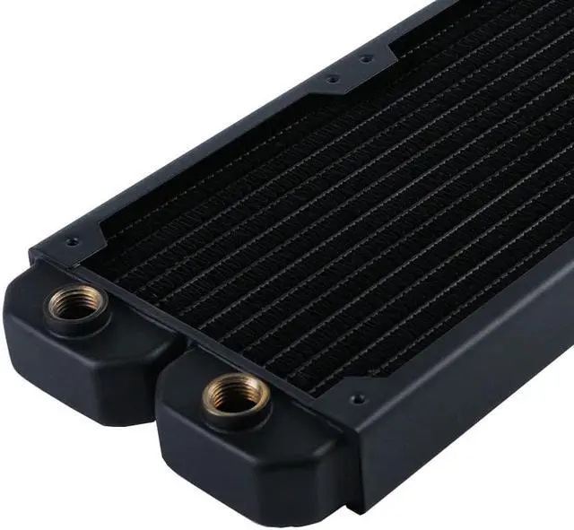 Alt view image 5 of 5 - G1/4 " Copper Radiator 120MM 240MM 360MM 480mm For Computer Water Cooling Build  Environmental Product 28mm Thick
