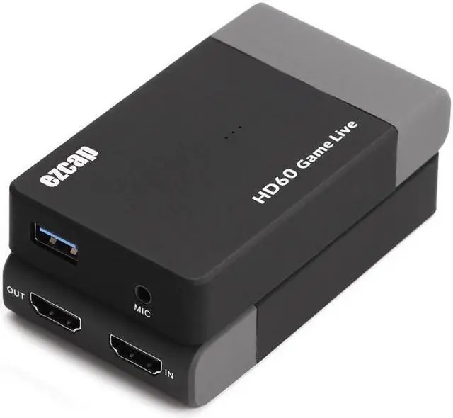 Alt view image 3 of 5 - HD 1080P Video Capture Card HDMI To USB 3.0 Type C Game Recording Plate Live Streaming Box Grabber Audio MIC input HDMI Loop Out