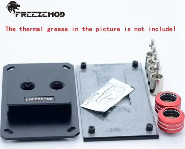 Alt view image 4 of 5 - -POOC Computer System PC CPU Water Cooler Block Liquid Block Cooling Micro Channel For  AM3 AM4 Platform.