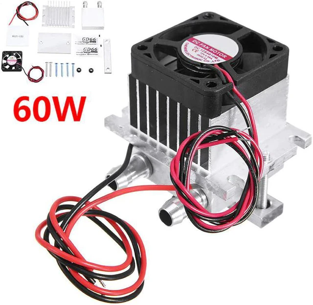 Main image of 1 PC DIY Kit TEC1-12706 Thermoelectric Peltier Module Water Cooler Cooling System 60W Small-scale
