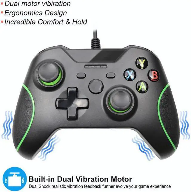 Alt view image 2 of 5 - For One Controller Gamepads USB Wired Game Controller Gamepads Flexible Operation Durable Suitable For Computer Laptop