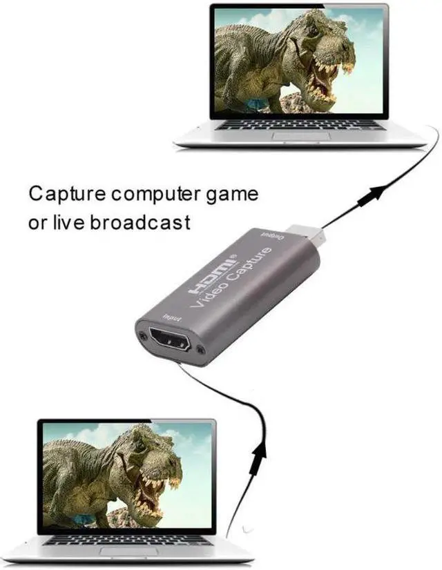Alt view image 2 of 5 - Video Capture Card HDMI to USB 1080p USB3.0 Video Recorder Game Capture Card for Game Streaming Live Broadcasting