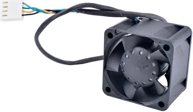 Alt view image 3 of 4 - DB04028B12U 40mm fan 4cm 4028 40x40x28mm 12V 0.66A Dual Ball Bearing 4-wire 4pin PWM Server Power Airflow Coo