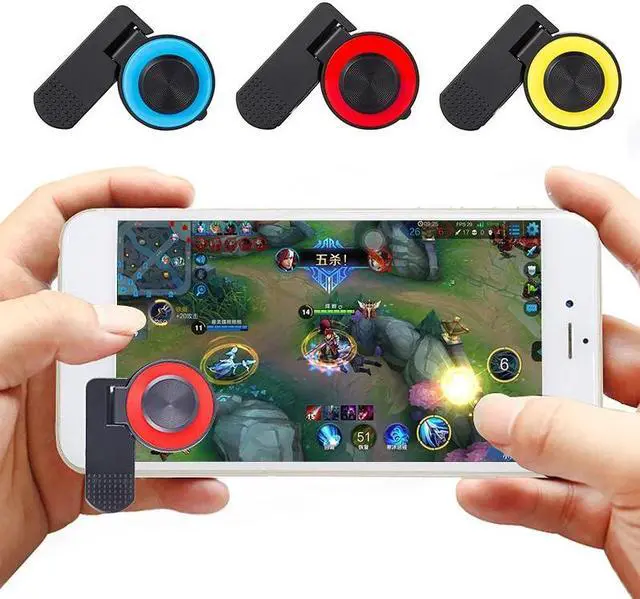 Alt view image 4 of 5 - Game Joystick PC Button Mobile Controller Mini Touch Screen Joystick Suction Cup Clip-on Clamp For Smartphone Tablet