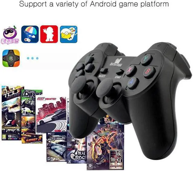 Alt view image 4 of 5 - 2 Players 2.4G Wireless Game Gamepad Controller For Android Smart Phone Joystick For Android TV Box For PC Joysticks