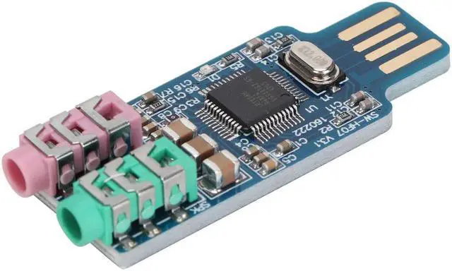 Alt view image 4 of 7 - 4 Channel Bluetooth o USB Mixer Console Sound Card,USB Powered and Output, for Karaoke Music Production