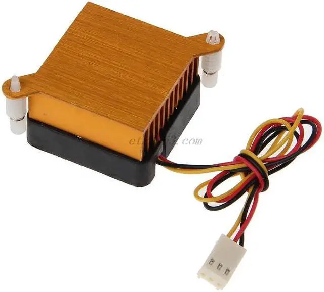 Alt view image 5 of 5 - Northbridge Chipset Aluminium Cooler Heatsink 40mm Fan For 3D Printer Cooling