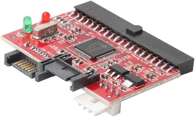 Alt view image 5 of 5 - 2 in 1 IDE to SATA / SATA to IDE Adapter Converter 3.5" 40pin for DVD CD HDD Bidirectional Transfer for PC SATA Data Cable