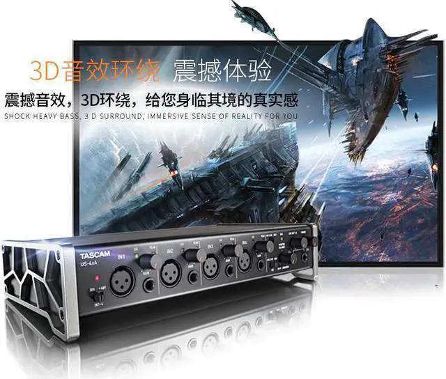 Alt view image 5 of 5 - US-4x4 US4x4 4-channel USB audio MIDI interface computer audio interface sound card professional for studio