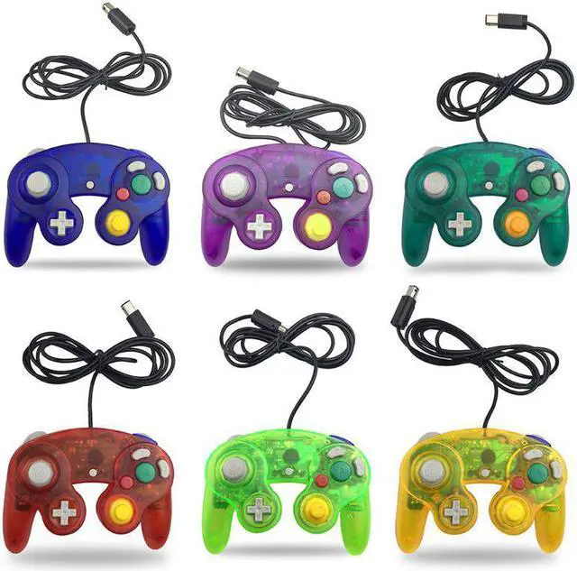 Main image of Gamepad Game joysticks Controller for Nintendo Wii Gamecube GC single point game vibration handle Games Accessories