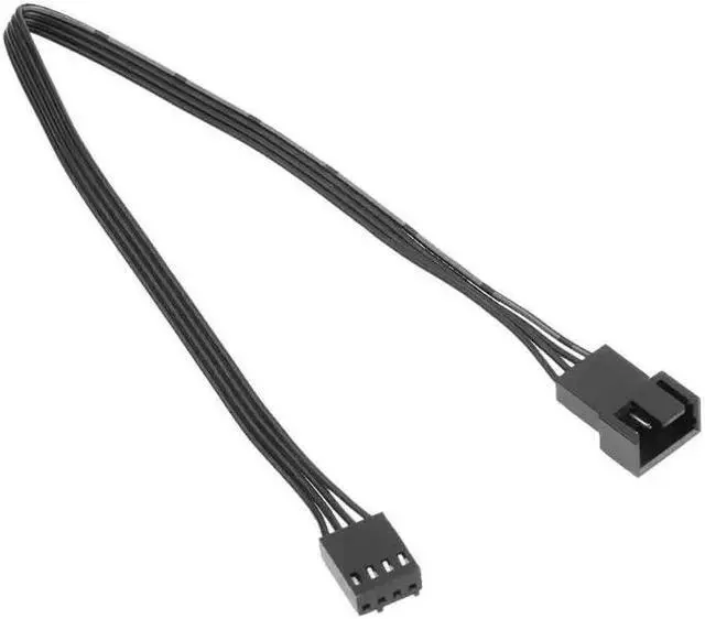 Alt view image 2 of 5 - 25cm Computer Motherboard 4Pin Female To PWM Fan 4Pin Male Power Extension Cable Cord Wire PC Cooler Parts Accessary