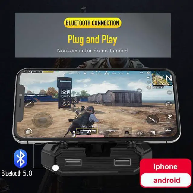 Alt view image 3 of 5 - Mobile Gaming Keyboard Mouse Converter bluetooth 5.0 joypad Joystick Controller Gamepad Accessories for Android IOS