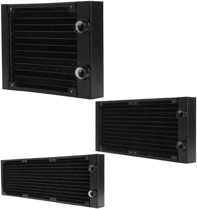 Main image of Water Cooling Beauty Instrument Industrial  12 Tubes 240m 360mm Aluminum Square Radiator CPU Heat Sink Exchanger