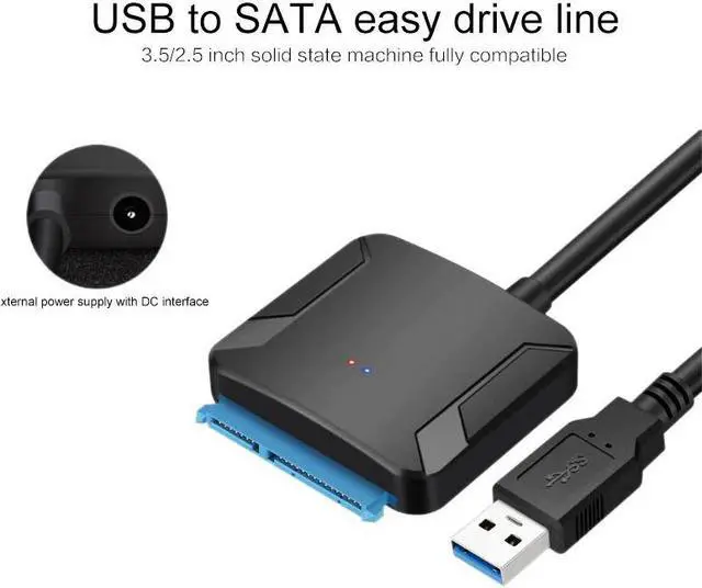 Main image of Hard Drive Converter Cable USB 3.0 To Sata Adapter Converter Cable For    2.5 3.5 HDD SSD Adapter
