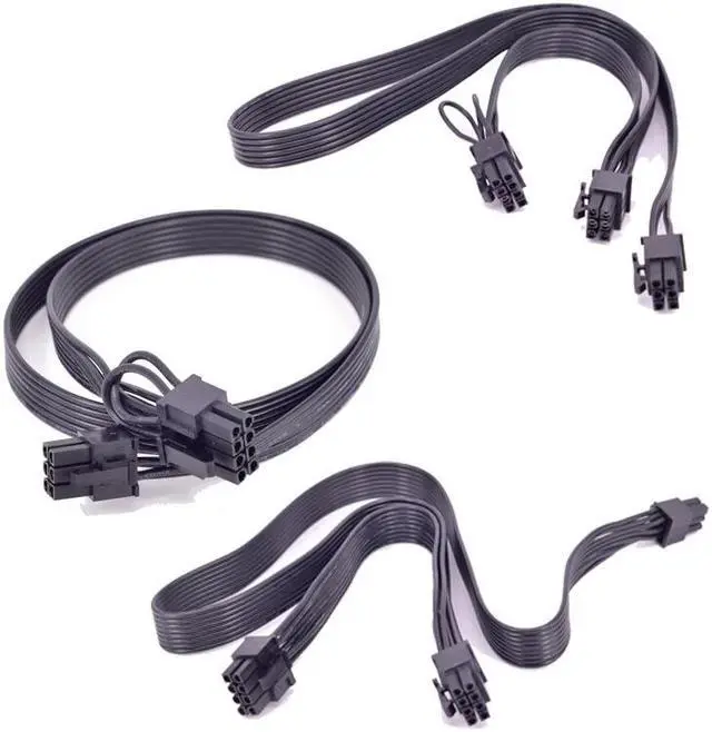 Alt view image 3 of 5 - For Cooler Master V Series V850 V1000 V1200 ATX 24 Pin PCIe 6Pin 6+2Pin 8Pin 5Pin Peripheral 4Pin SATA PSU Power Supply Cable