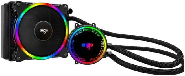 Alt view image 5 of 5 - PC Computer Case 120/240/360mm rgb CPU Water Cooler Cooling Heatsink Radiator LGA 2066/2011 v3/1151/1155/1200/AM3/AM4