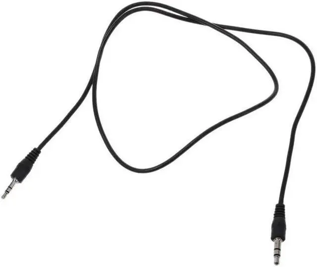 Alt view image 5 of 5 - 2.5mm Male to 3.5mm Male black o Adapter Cable  55cm