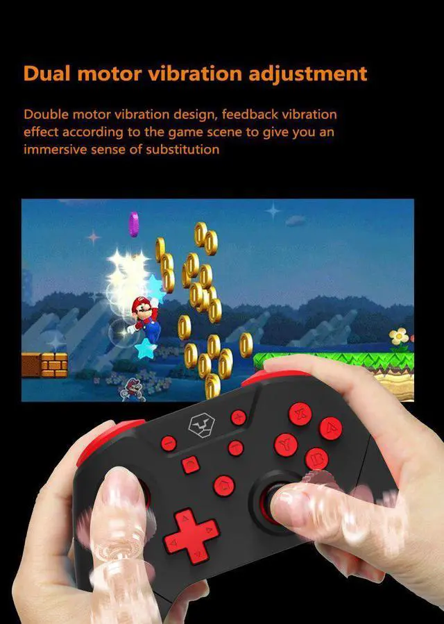 Alt view image 2 of 5 - Gamepad Wireless Bluetooth Joystick For Switch NS Controller Wireless Console For Nintend Switch Pro/Lite Game Pad Joypad