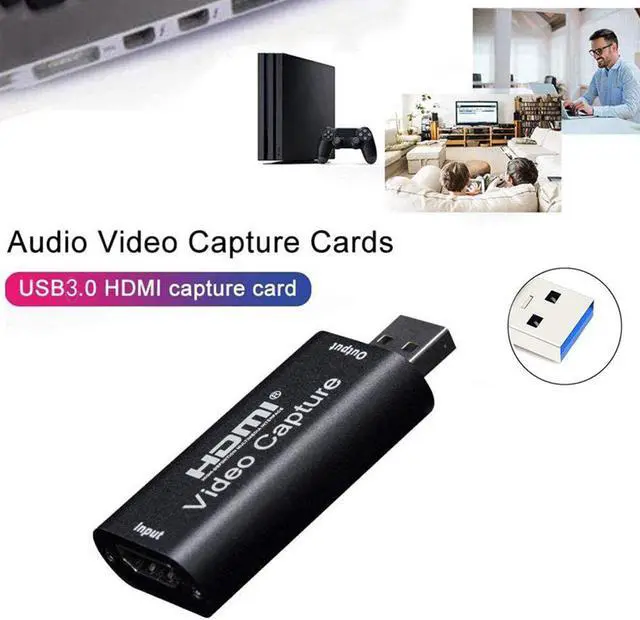 Main image of USB 3.0 HDMI Capture Card Live Video Recording Box for Windows Android Mac Video Tuner Box Grabber Compatible