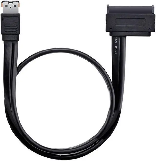 Alt view image 3 of 3 - Esata (eSATAp) to Sata Cable Dual USB 12V 5V Combo to 22 Pin (7Pin + 15Pin)For 2.5 inch 3.5 inch HDD