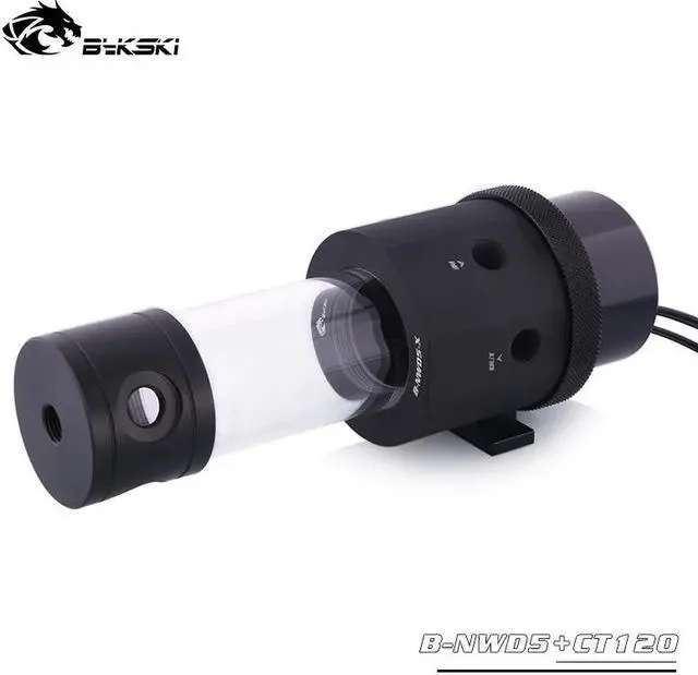 Main image of 18W D5 Combo Pump + Reservoir Maximum 5000RPM / Flow Lift 3.8 Meter / 1100L/H Water Cylinder Tank Length 120/170/230mm