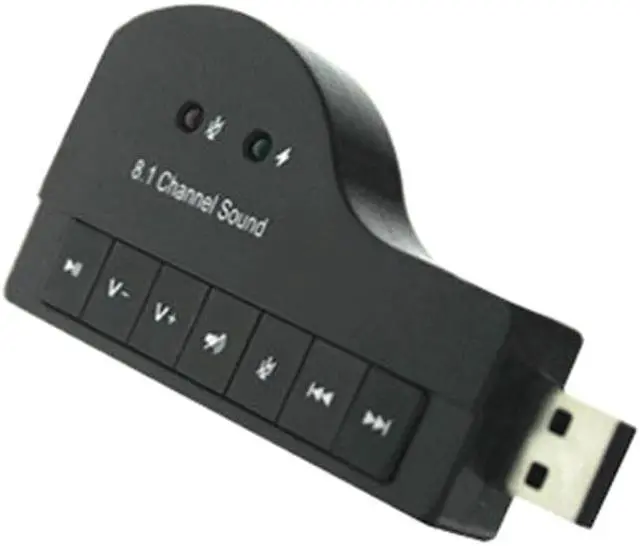 Alt view image 4 of 4 - l External USB Sound Card Adapter 8.1 Channel 3D Audio Headset Microphone 3.5mm Jack For Win XP/7/8 Android Linux MacOS