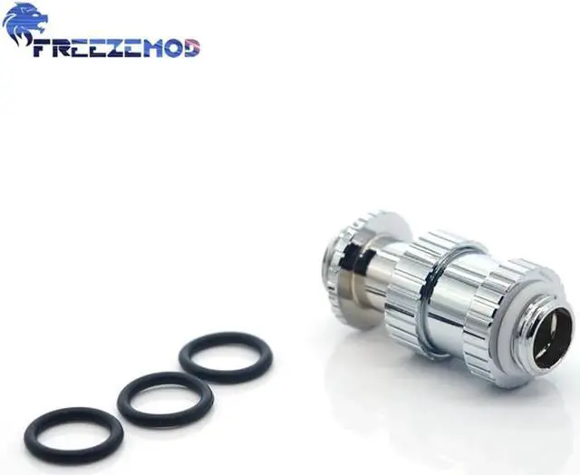 Alt view image 4 of 4 - Retractable 22-31mm Extender Double Male Adapter Adjustable Male-Male Extension Fitting G1/4 Thread Water Cooler Mod