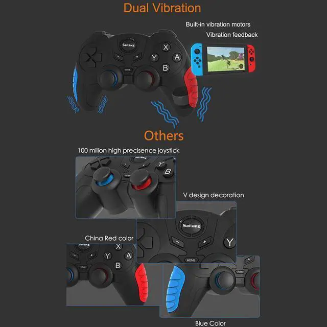 Alt view image 5 of 5 - S Gamepad Bluetooth Gamepad Android Gaming Controller Wireless Joystick Gamepads Game Accessory for N-switch Pro