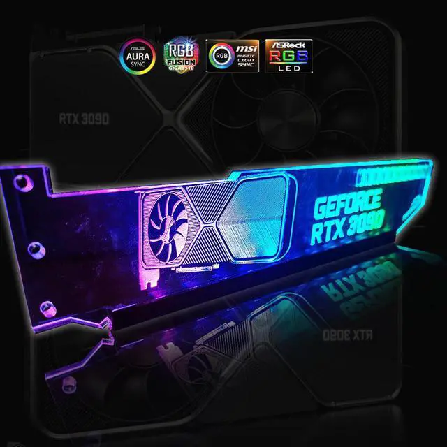 Main image of GPU Bracket  RTX3090 RTX3080 DIY VGA Support Customize Horizental Video Card Holder 5V12V AURA Water Cooler Custom MOD