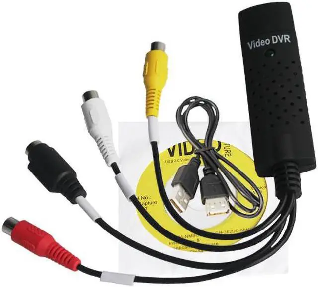 Alt view image 4 of 6 - USB 2.0 Easycap Capture 4 Channel Video TV DVD VHS Audio Capture Adapter Card TV Video DVR