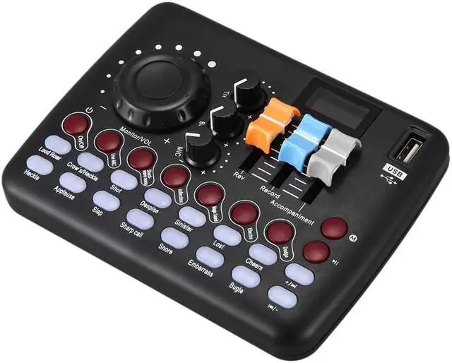 Alt view image 3 of 5 - Sound Card Mobile Phone Sound Card Computer Live Broadcast Equipment Set for Live Recording
