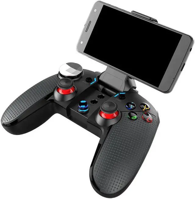 Alt view image 4 of 5 - 9099 Wireless Bluetooth Game Controller Gamepad Vibration Telescopic Joystick for Android iOS Phone Windows PC TV Box