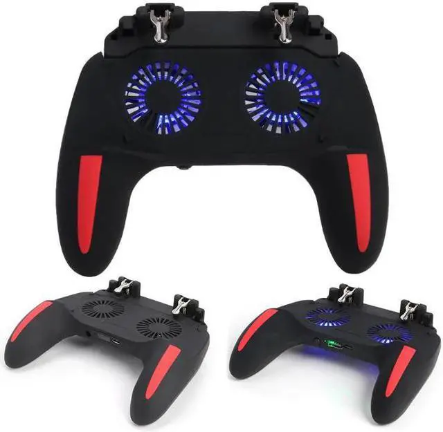 Main image of Gaming Grip Game Controller Joystick Gamepad Dual Cooling Fan Cooler for PUBG
