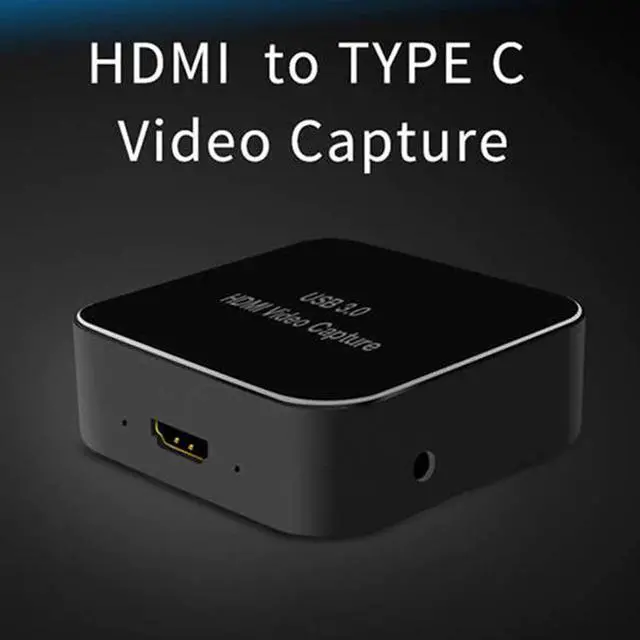 Alt view image 2 of 5 - USB 3.0 HDMI to Type-C 1080P HD Video Capture Card Box Drive- for TV PC PS4 Game Live Stream for Windows Linux Os X