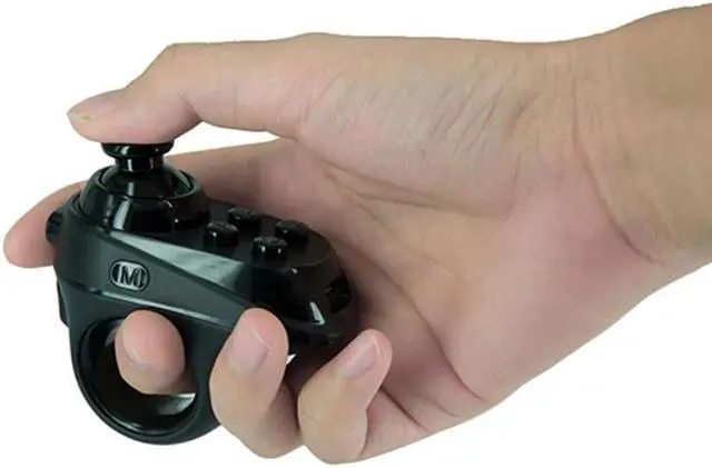 Alt view image 2 of 5 - Mini Ring Bluetooth 4.0 Rechargeable Wireless VR Remote Game Controller Joystick Gamepad for Android 3D Glasses