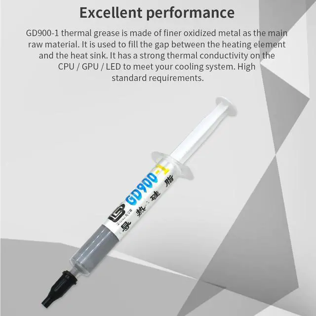 Alt view image 4 of 5 - 1/3/5/7/15/30g Thermal Paste For CPU Heatsink Cooler Thermal Grease 900 1 Thermally Conductive Adhesive Water Cooling