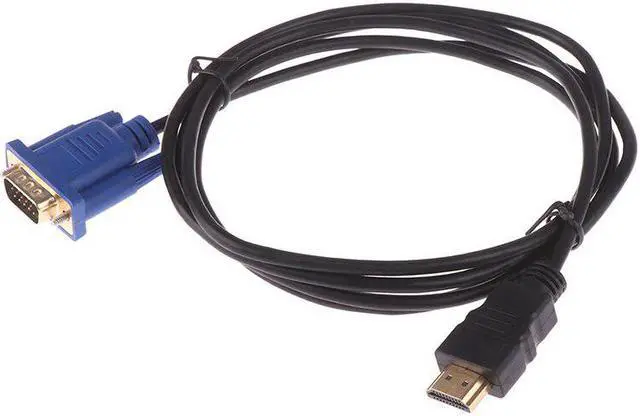 Alt view image 2 of 5 - to VGA Cable HD 1080P Male to VGA Male Video Converter Adapter for PC Laptop S10 DMI to VGA Cable