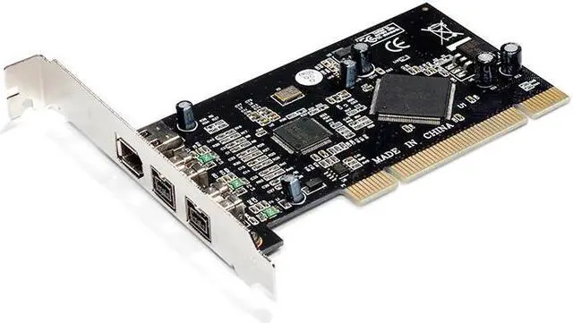 Main image of 3 ports Firewire Card IEEE 2Port 9pin 1394b 1port 6pin 1394a Firewire  Card host adapter video capture card expansion