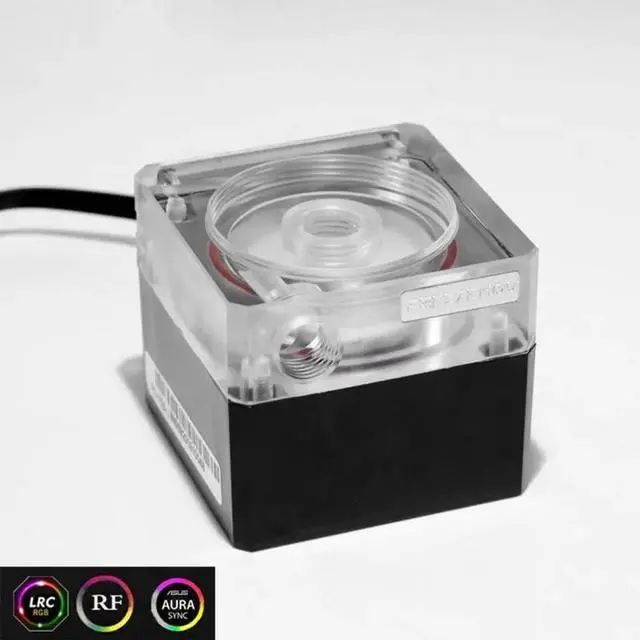 Alt view image 4 of 5 - Water Cooling Mute Pump with 4 meter flow 800L/H Flow support RGB AURA 95AD